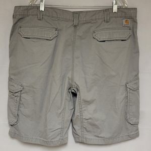 Carhartt Force Relaxed Fit Cargo Work Shorts‎ Men's Size 42x10 Gray